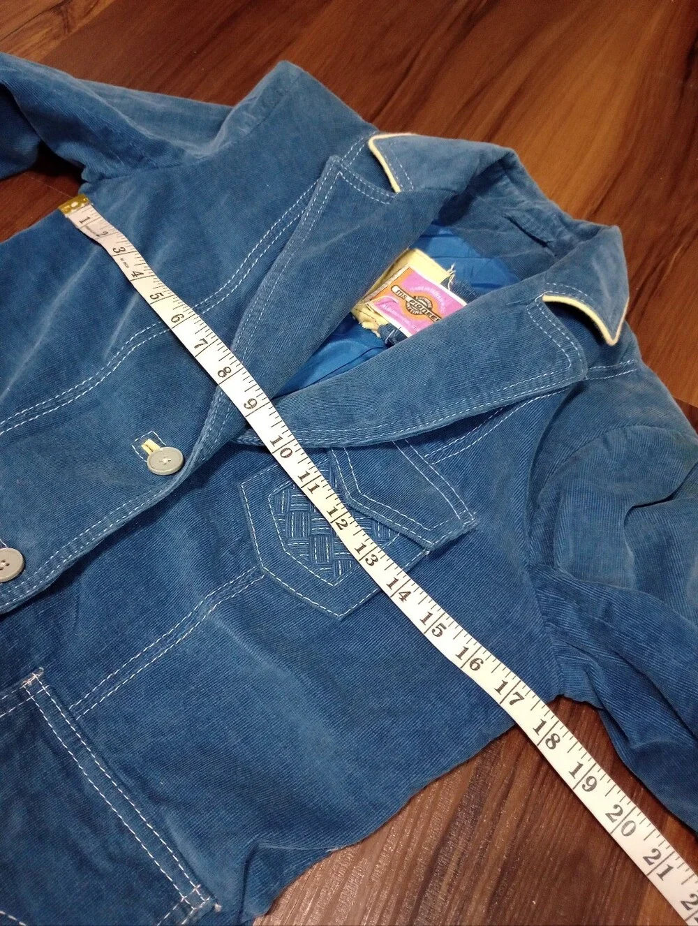 Vintage 70s MS. Pioneer Corduroy Western Jacket Retro